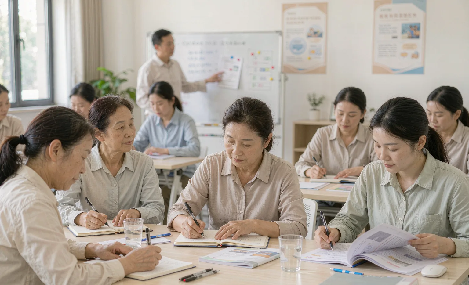 家政培训师现场演示标准清洁操作