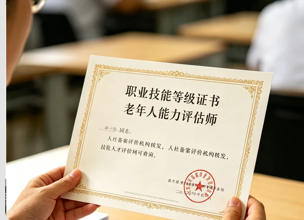 老年人能力评估师职业技能等级证书