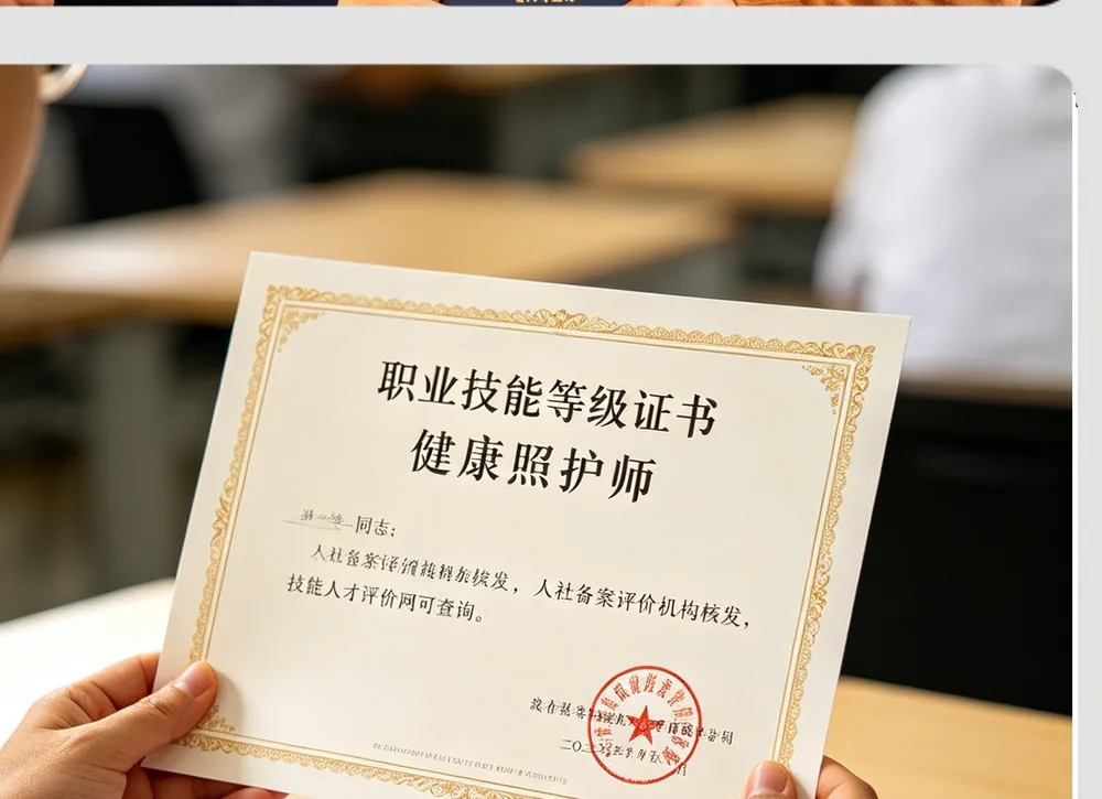 健康照护师职业技能等级证书