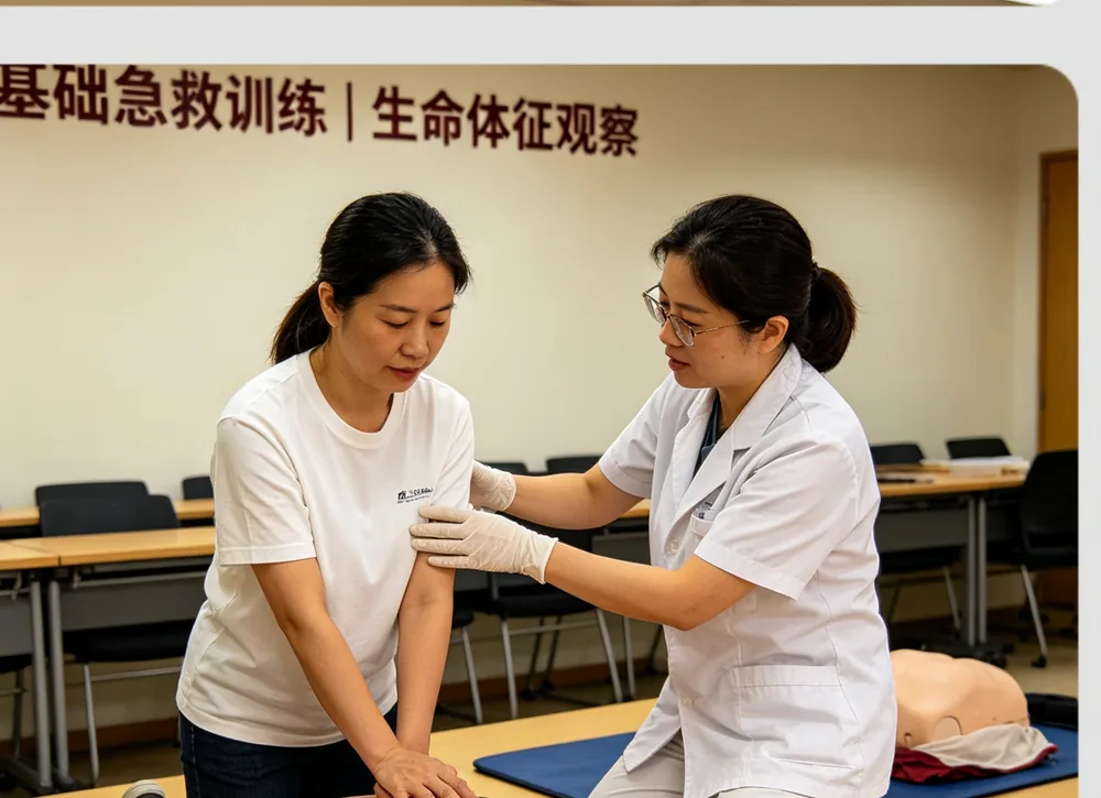 基础急救训练与生命体征观察实操