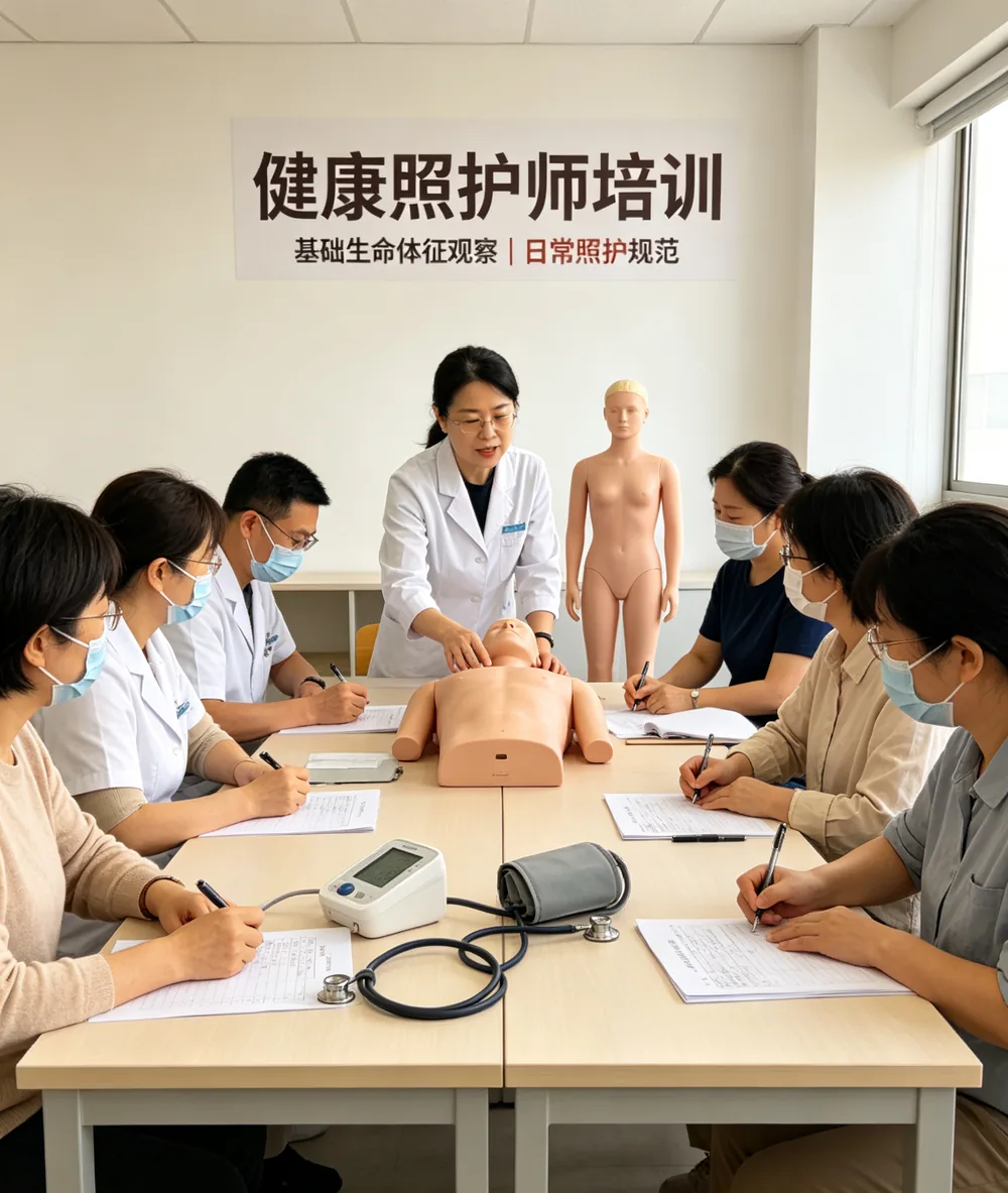 健康照护师培训现场